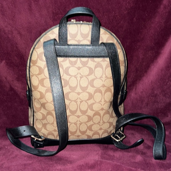 Coach leather backpack